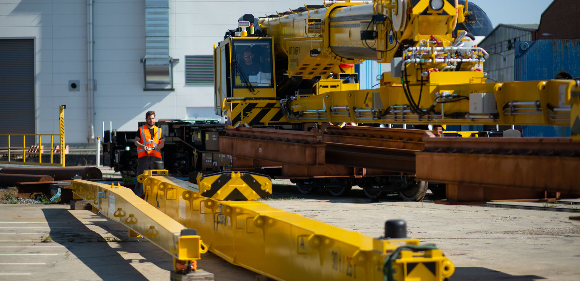 New Kirow Crane for Irish Rail Network Rhomberg Sersa Ireland